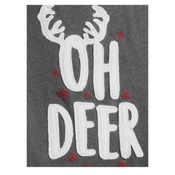Secret Treasures Women's "Oh Deer" Sleep Shirt Holiday Ladies Size Small/Medium - Picture 4 of 5